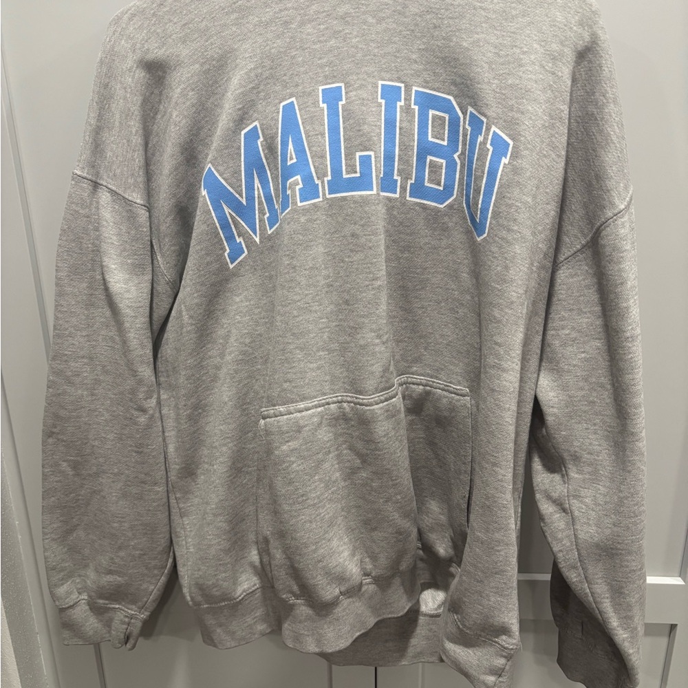 John Galt Heather Grey Malibu Hoodie Ine Size